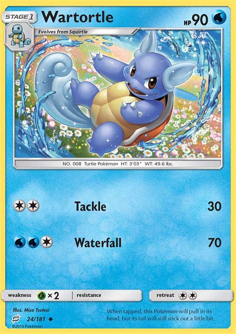 wartortle pokemon card